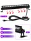 36W LED Black Light Bar, Premium Flood Light with Plug+Switch+5ft Cord, Light Up 21x21ft Area, for Halloween Glow Fluorescent Party Bedroom Game Room Body Paint Stage Lighting